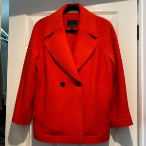 Banana Republic Red Wool Coat